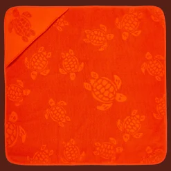Vilebrequin Baby Beach Towel Turtle Jacquard Solid*Girls Ponchos And Towels