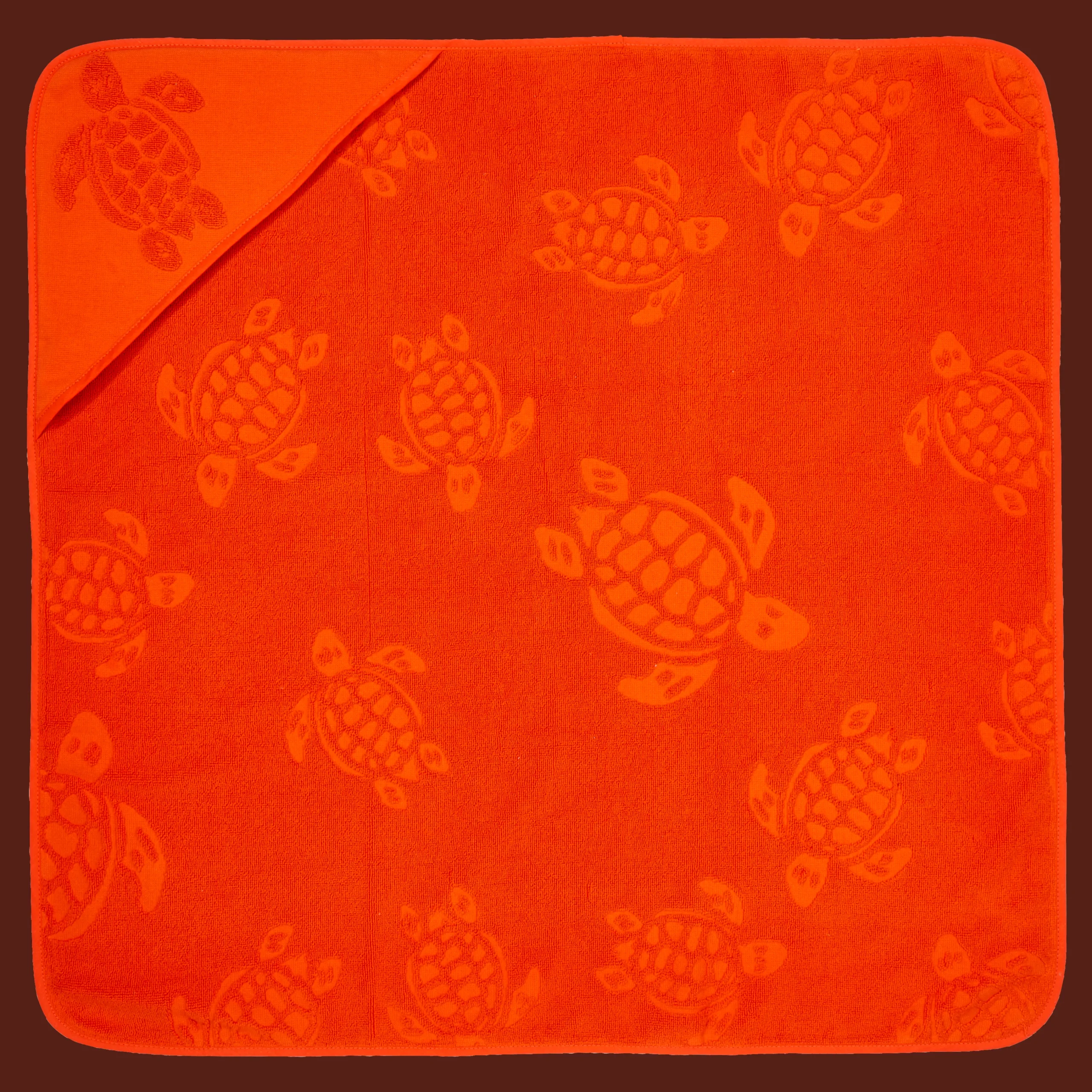 Vilebrequin Baby Beach Towel Turtle Jacquard Solid*Girls Ponchos And Towels