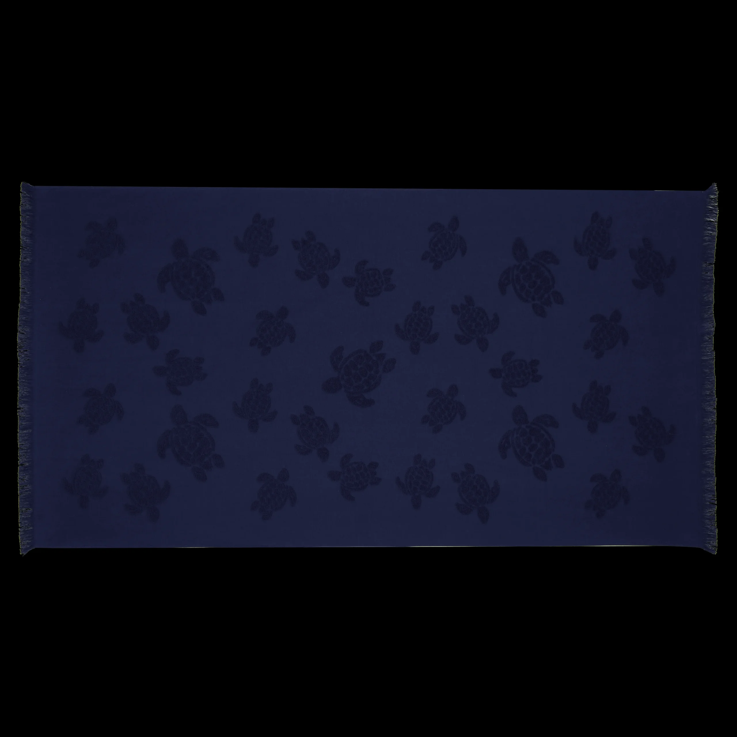 Vilebrequin Beach Fouta In Organic Cotton Turtles Jacquard*Girls Ponchos And Towels