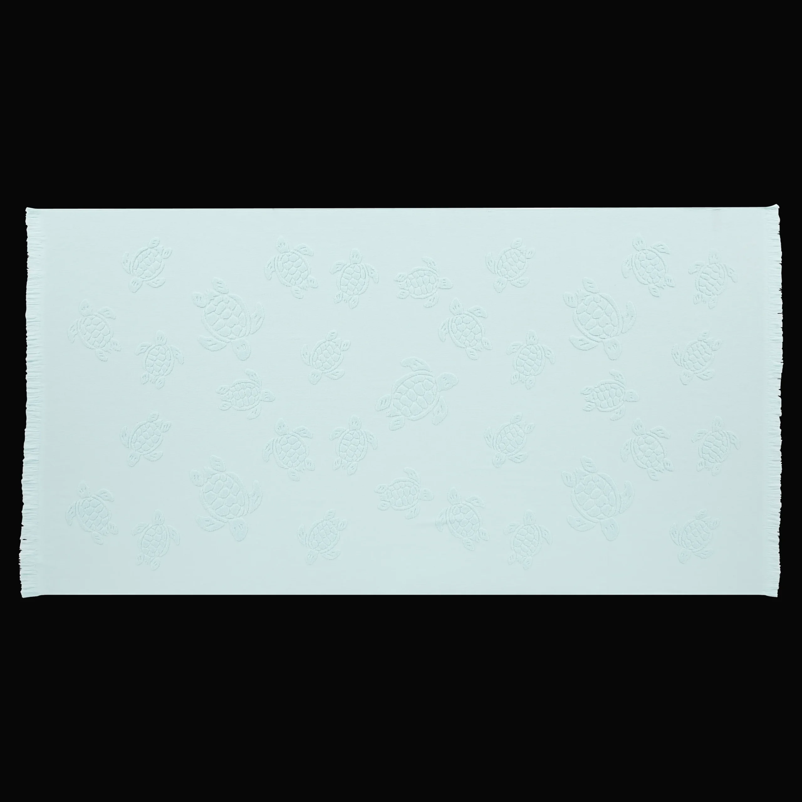 Vilebrequin Beach Fouta In Organic Cotton Turtles Jacquard*Girls Ponchos And Towels