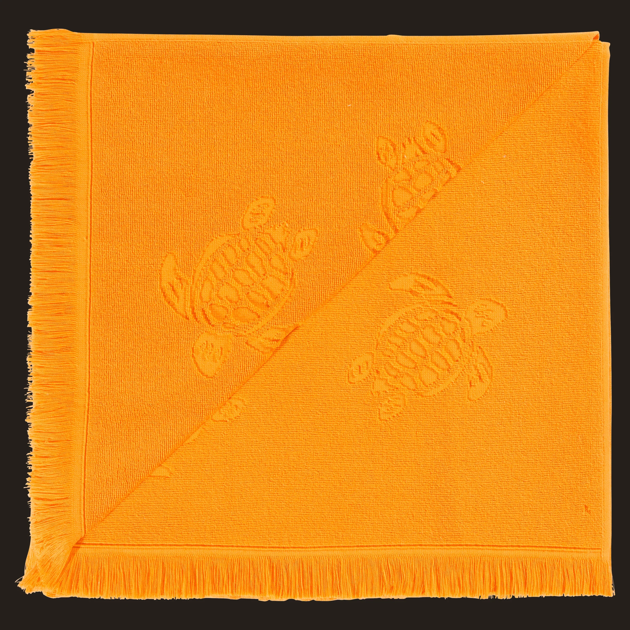 Vilebrequin Beach Fouta In Organic Cotton Turtles Jacquard*Girls Ponchos And Towels