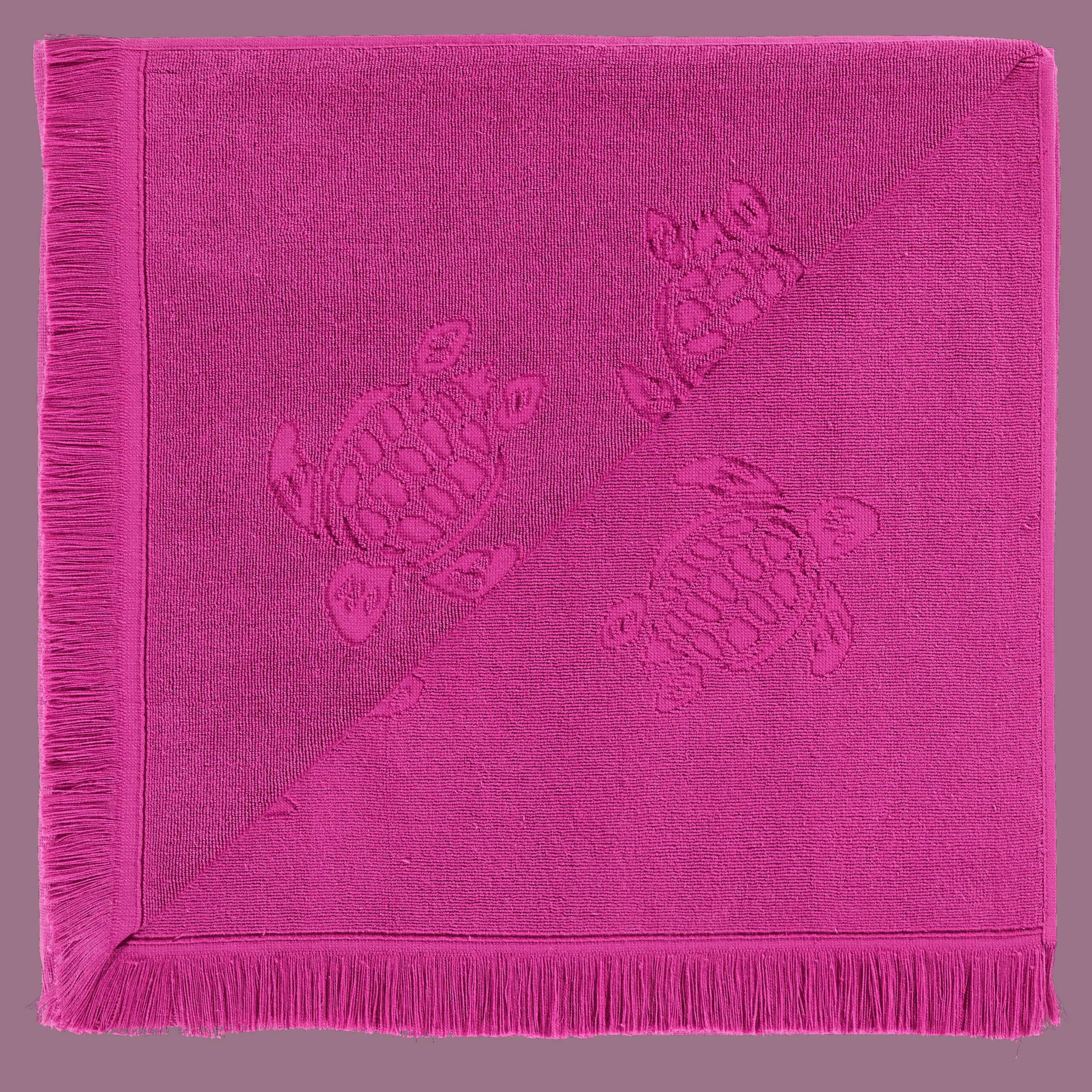Vilebrequin Beach Fouta In Organic Cotton Turtles Jacquard*Girls Ponchos And Towels