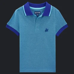 Vilebrequin Boys Changing Cotton Pique Polo Shirt Solid*Boys Polos
