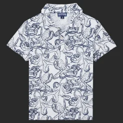 Vilebrequin Boys Cotton Polo Shirt Octopussy*Boys Polos