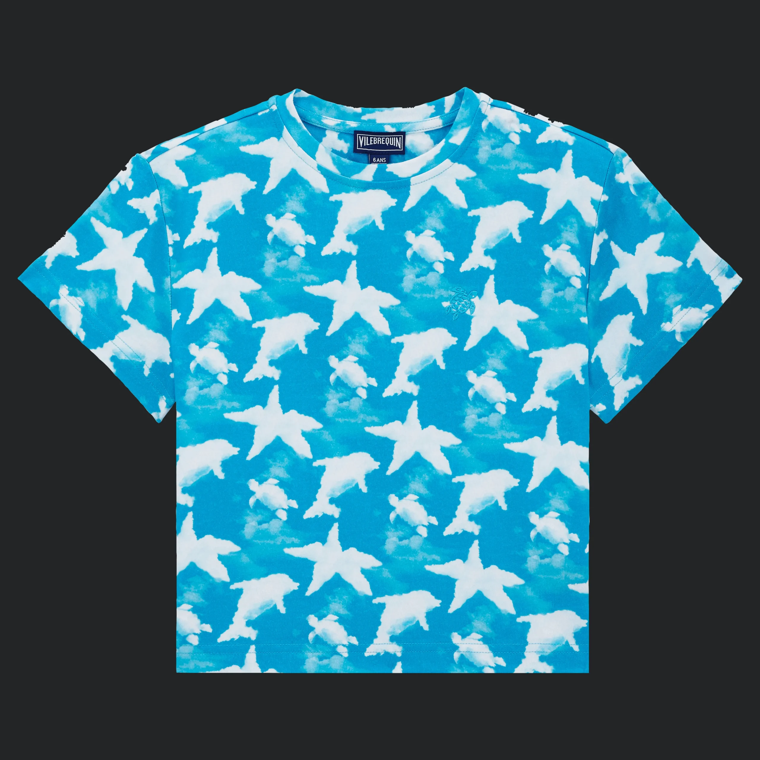Vilebrequin Boys Cotton T-Shirt Clouds*Boys T-Shirts
