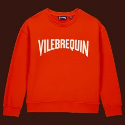 Vilebrequin Boys Crewneck Cotton Sweatshirt Logo*Boys Sweatshirts