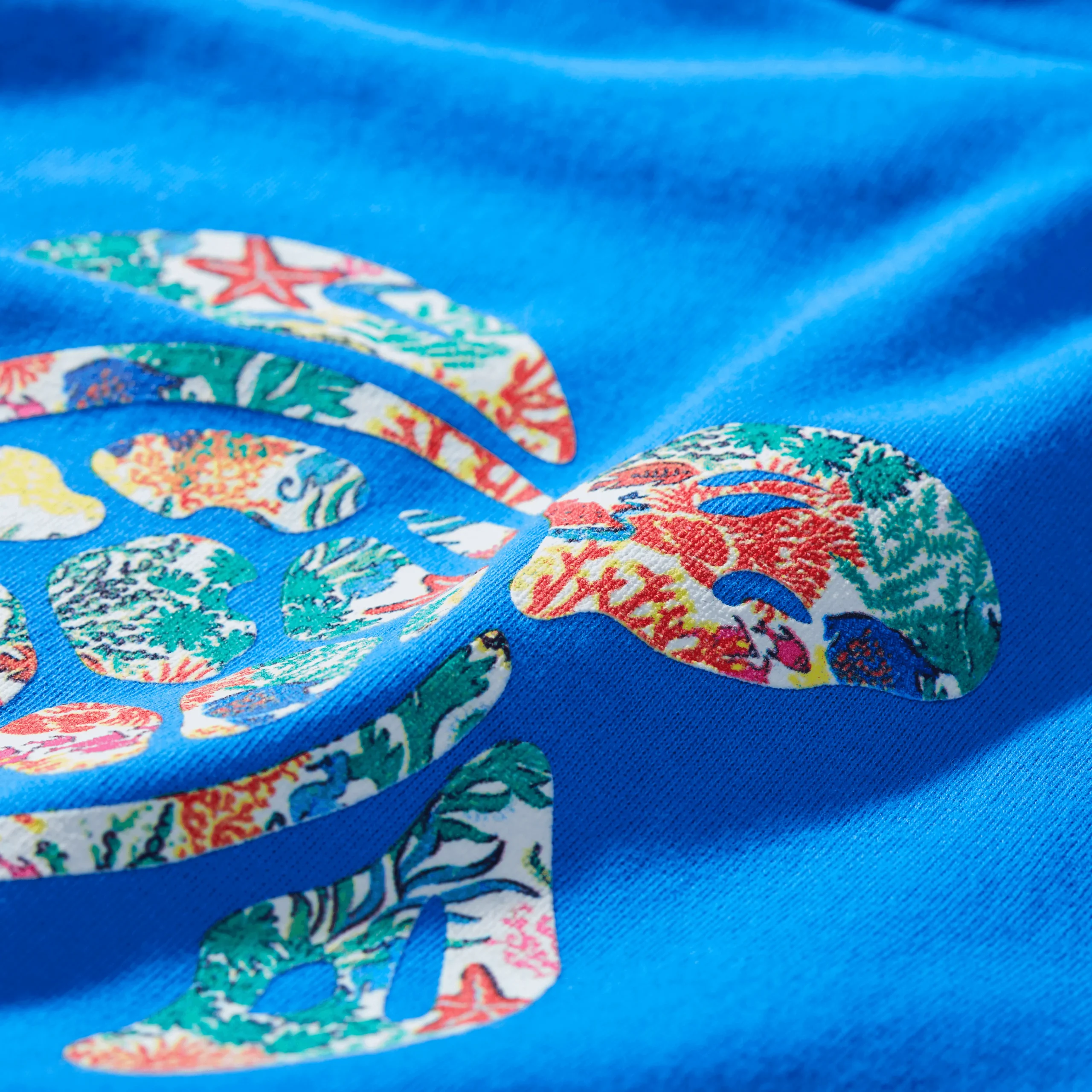 Vilebrequin Boys Hoodie Sweatshirt Turtle Printed Fonds Marins Multicolores*Boys Sweatshirts