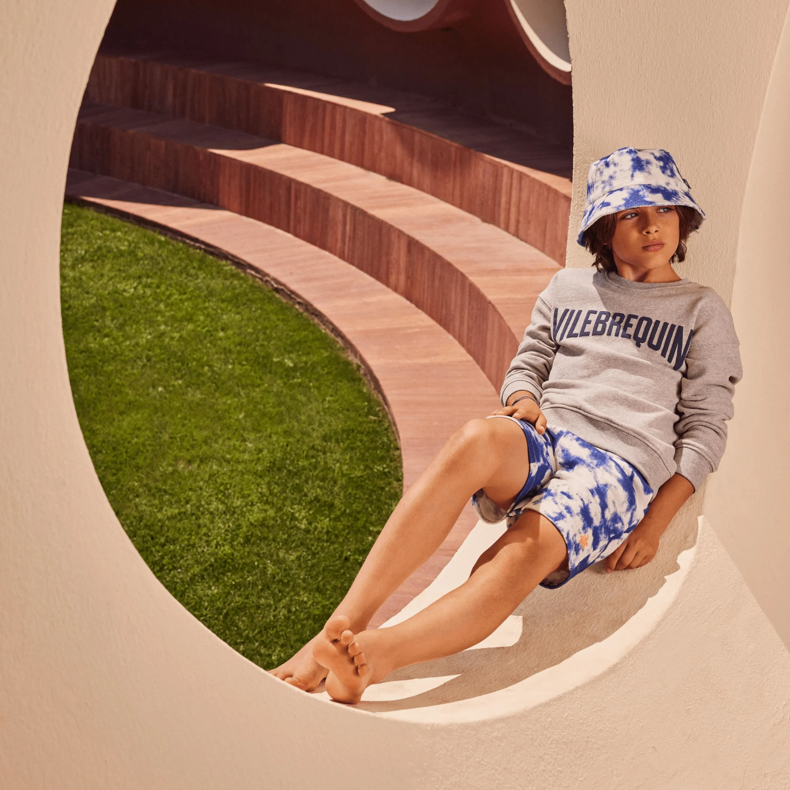 Vilebrequin Boys Jogger Bermuda Tie & Dye*Boys Shorts