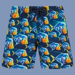 Vilebrequin Boys Stretch Swim Shorts Piranhas*Boys The Stretch Fabric
