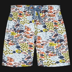 Vilebrequin Boys Swim Shorts Ultra-Light And Packable Fish Family*Boys The Light Fabric