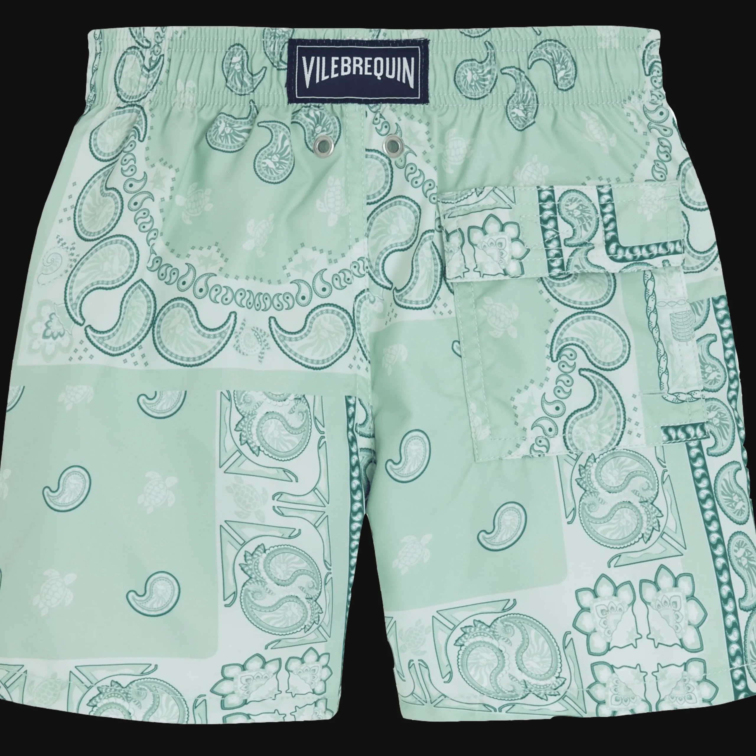 Vilebrequin Boys Swim Trunks Bandana - X Bape® Black*Boys The Iconic