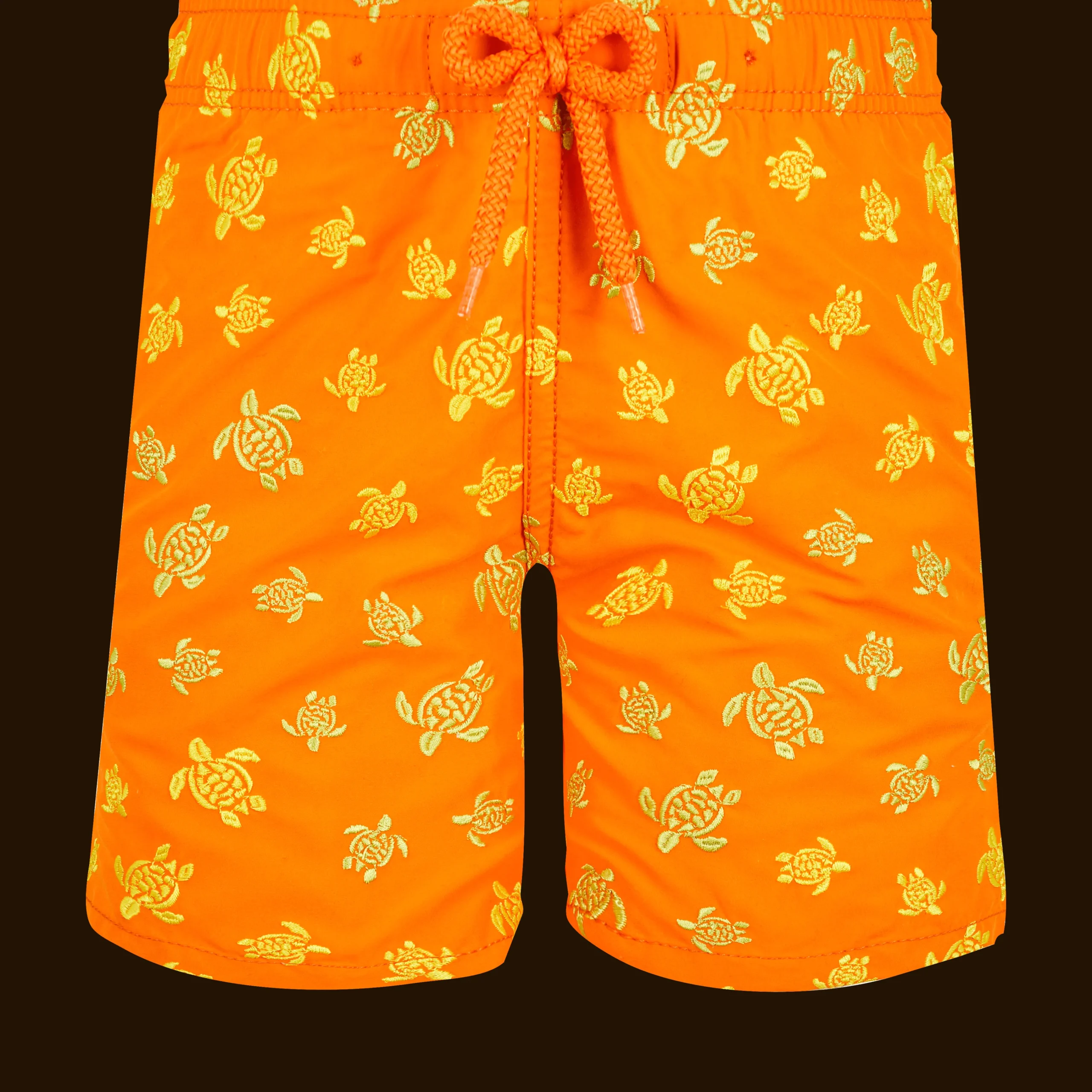 Vilebrequin Boys Swim Trunks Embroidered Micro Ronde Des Tortues - Limited Edition*Boys The Embroidered