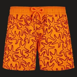 Vilebrequin Boys Swim Trunks Flocked Starlettes*Boys The Iconic