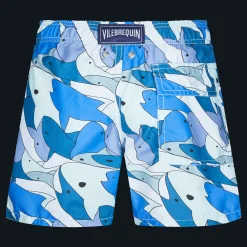 Vilebrequin Boys Swim Trunks Shark All Around*Boys The Iconic
