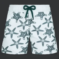 Vilebrequin Boys Swim Trunks Starfish Dance Flocked*Boys The Iconic
