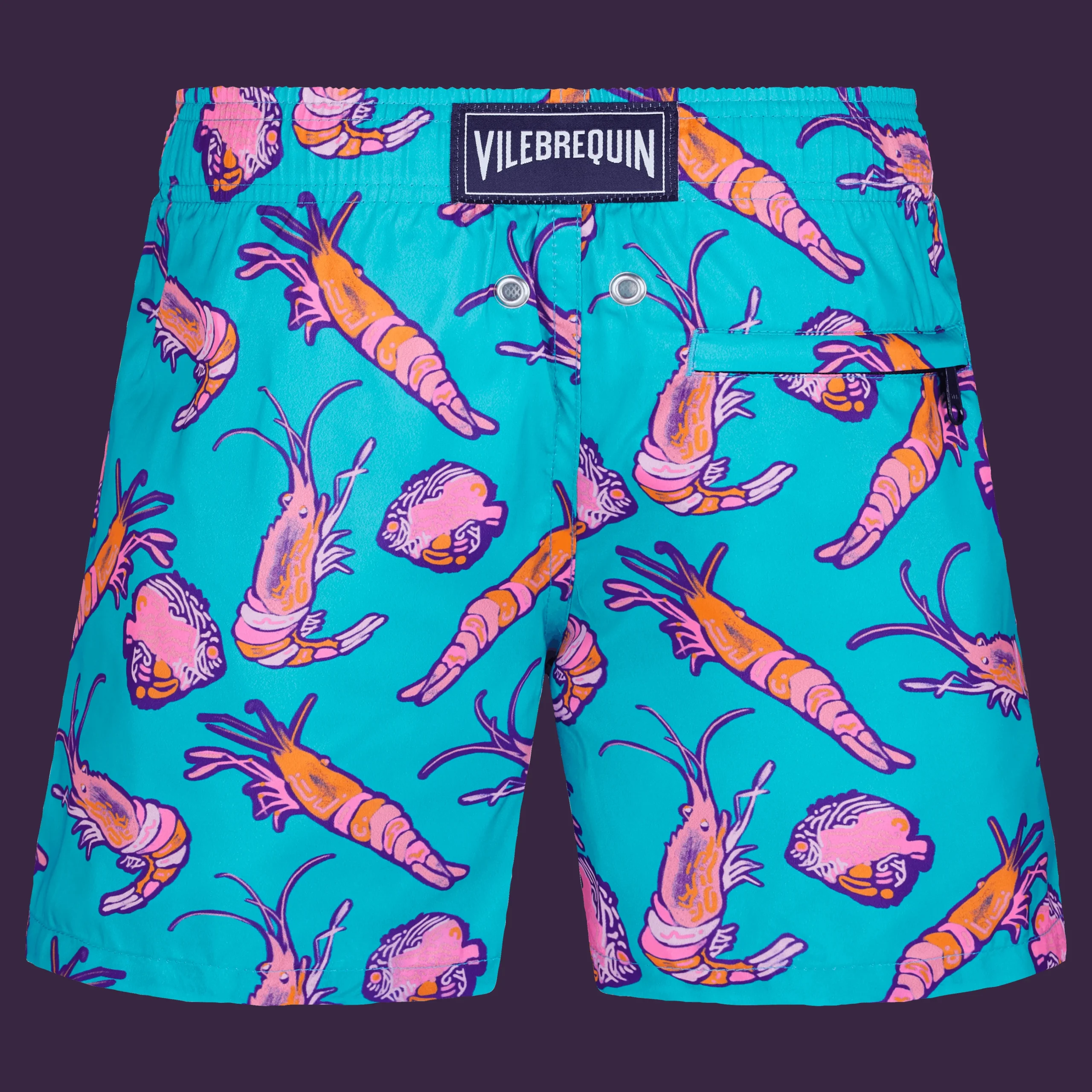 Vilebrequin Boys Ultra-Light And Packable Swim Trunks Crevettes Et Poissons*Boys The Light Fabric