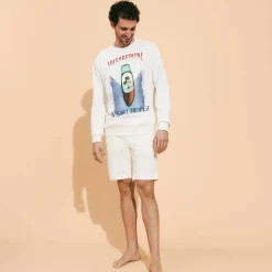 Vilebrequin Cotton And Fleece Crewneck Men Sweatshirt Inboard Boat*Men Sweatshirts