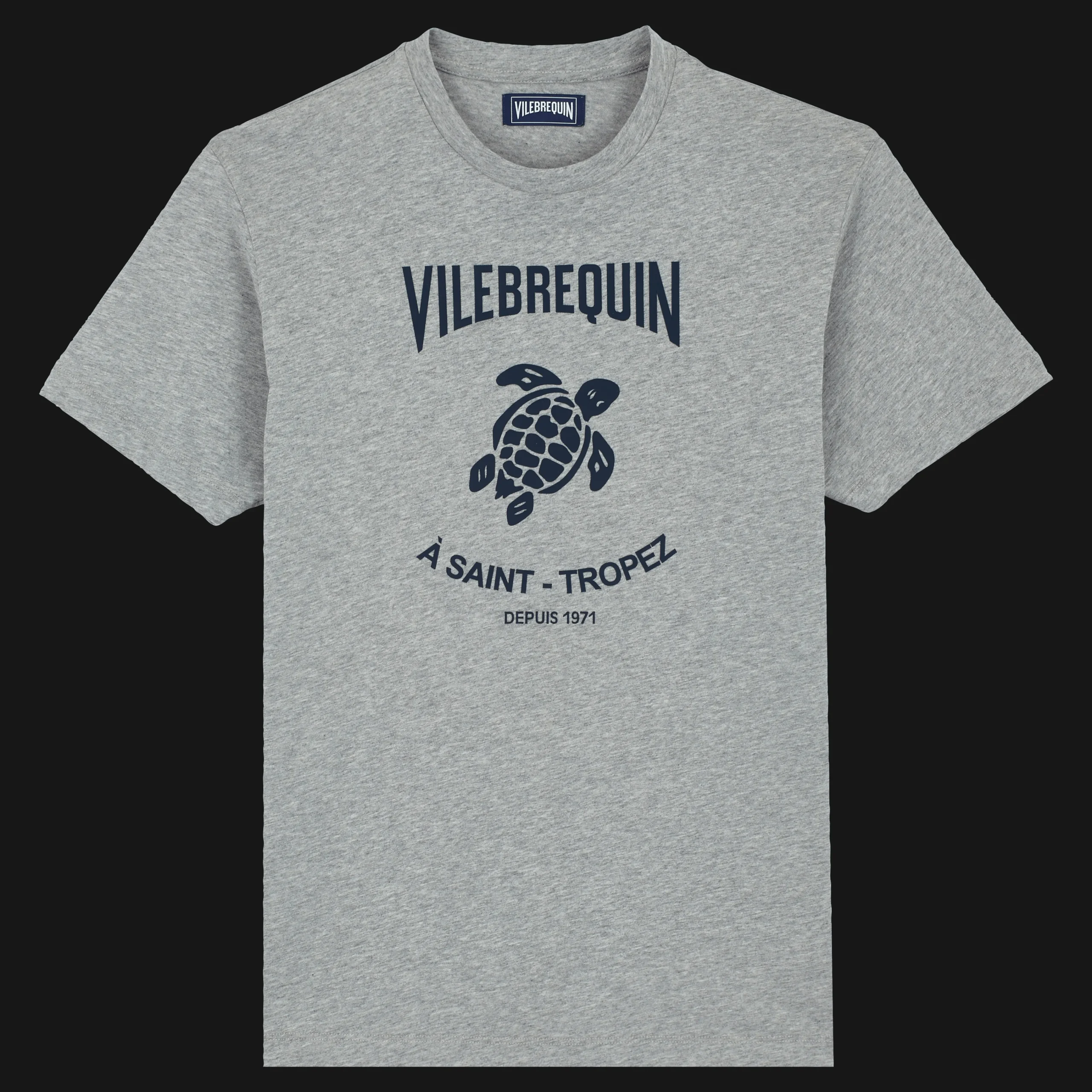 Vilebrequin Cotton Men T-Shirt Turtles Leopard*Men T-Shirts