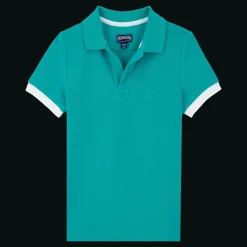 Vilebrequin Cotton Pique Boys Polo Shirt Solid*Boys Polos