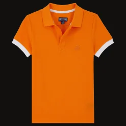Vilebrequin Cotton Pique Boys Polo Shirt Solid*Boys Polos