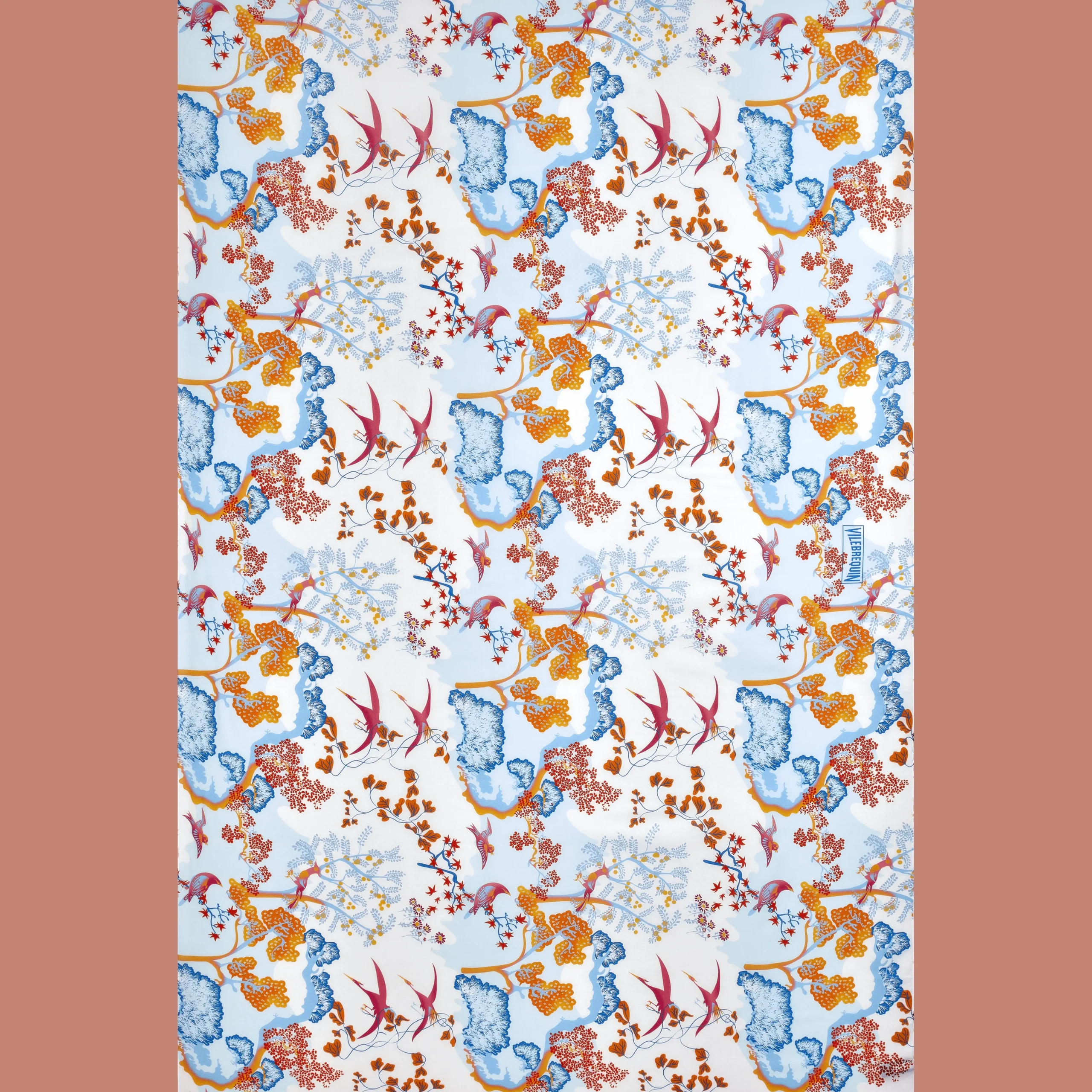 Vilebrequin Cotton Voile Pareo Peaceful Trees*Women Towels & Pareo