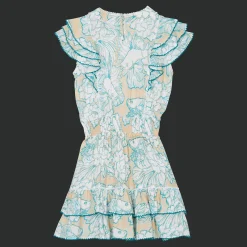 Vilebrequin Girl Mini Dress Hidden Fishes - X Poupette St Barth*Girls Dresses