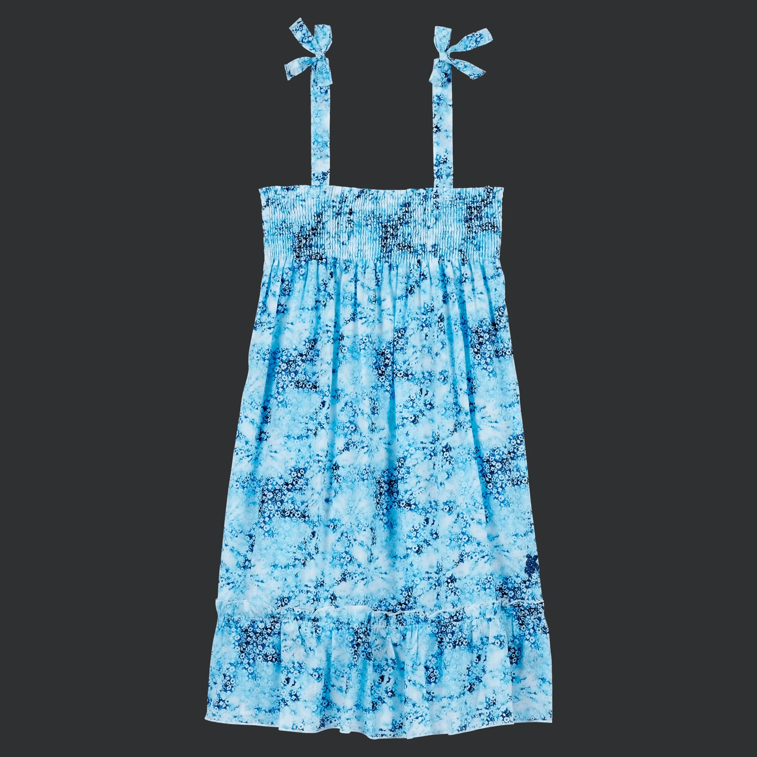 Vilebrequin Girls Cotton Dress Flowers Tie & Dye*Girls Dresses