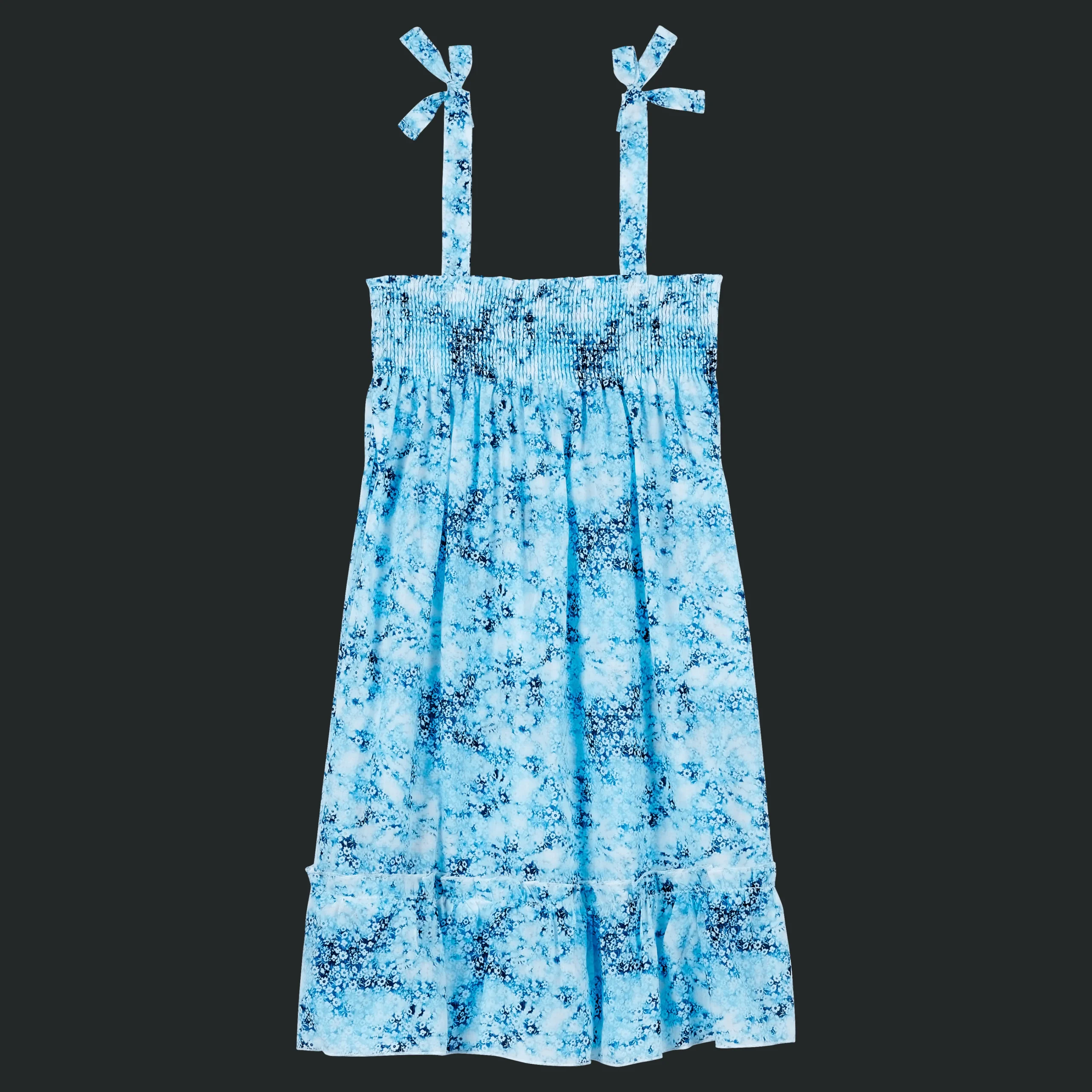 Vilebrequin Girls Cotton Dress Flowers Tie & Dye*Girls Dresses