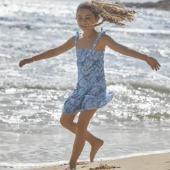 Vilebrequin Girls Cotton Dress Flowers Tie & Dye*Girls Dresses