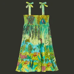 Vilebrequin Girls Cotton Dress Jungle Rousseau*Girls Dresses