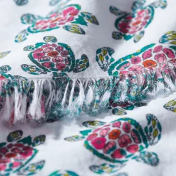 Vilebrequin Girls Fouta Provencal Turtles*Girls Ponchos And Towels