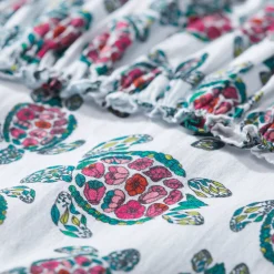 Vilebrequin Girls Long Dress Provencal Turtle*Girls Dresses