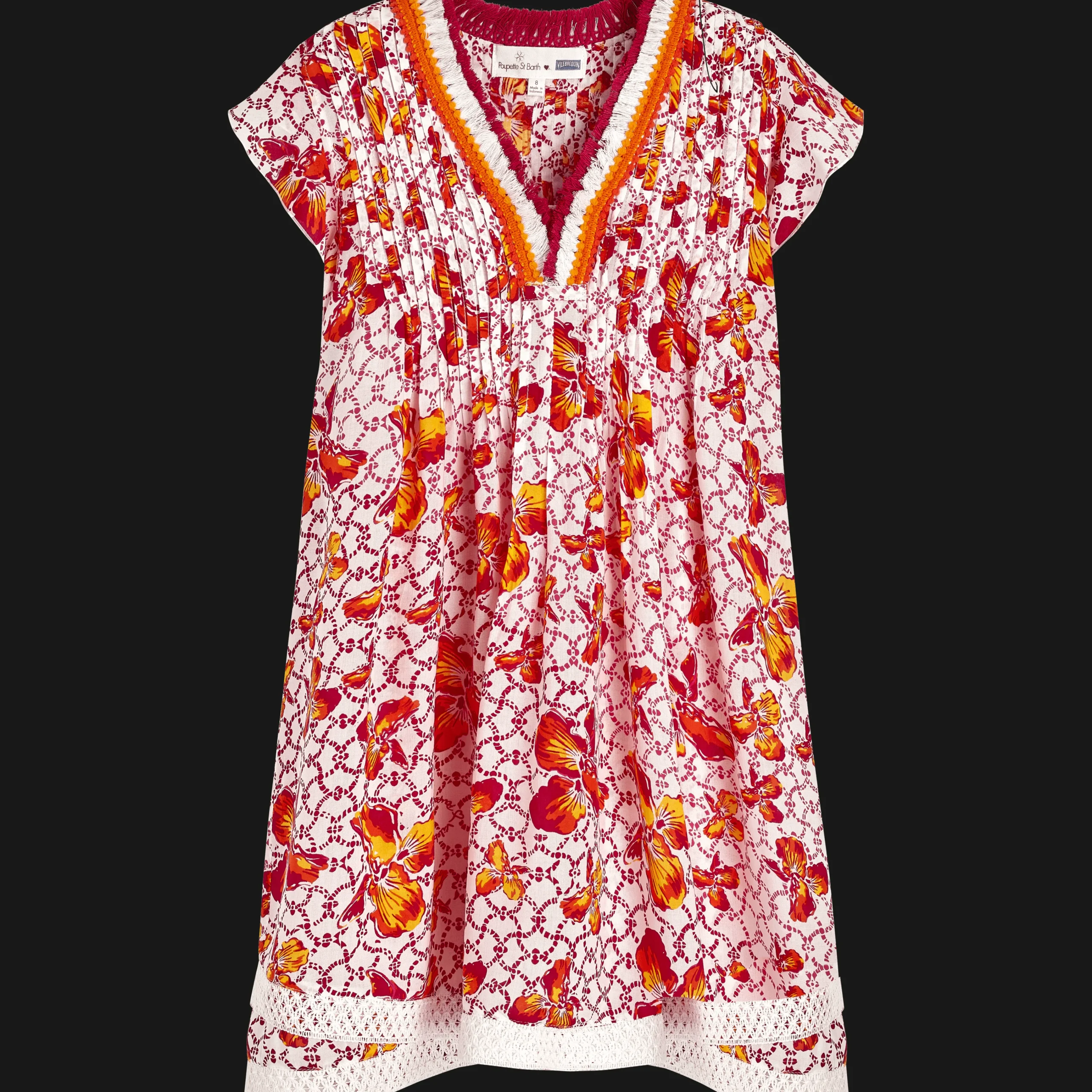 Vilebrequin Girls Mini Dress Iris Lace- X Poupette St Barth*Girls Dresses