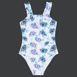 Vilebrequin Girls One-Piece Swimsuit Flash Flowers*Girls One-Piece