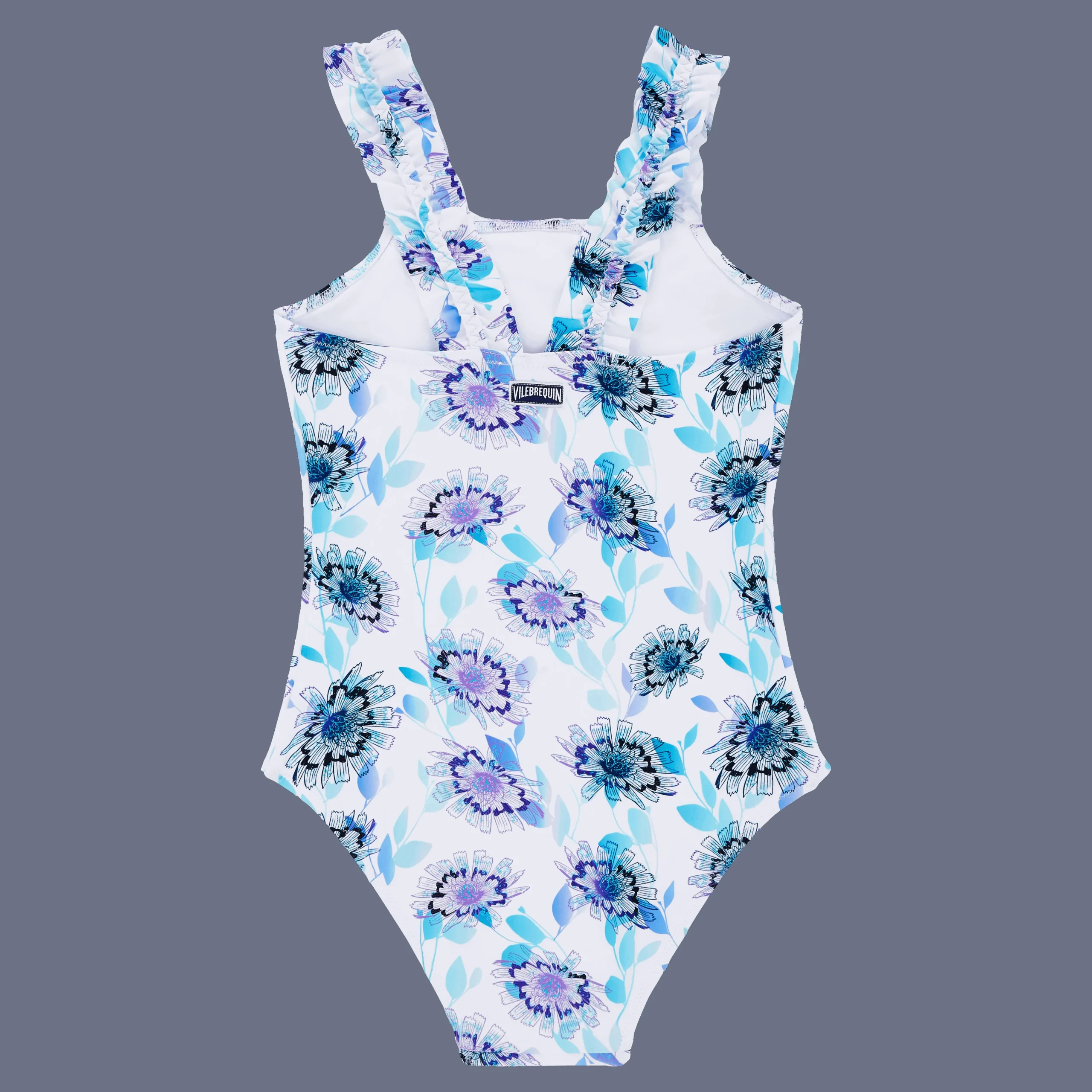 Vilebrequin Girls One-Piece Swimsuit Flash Flowers*Girls One-Piece