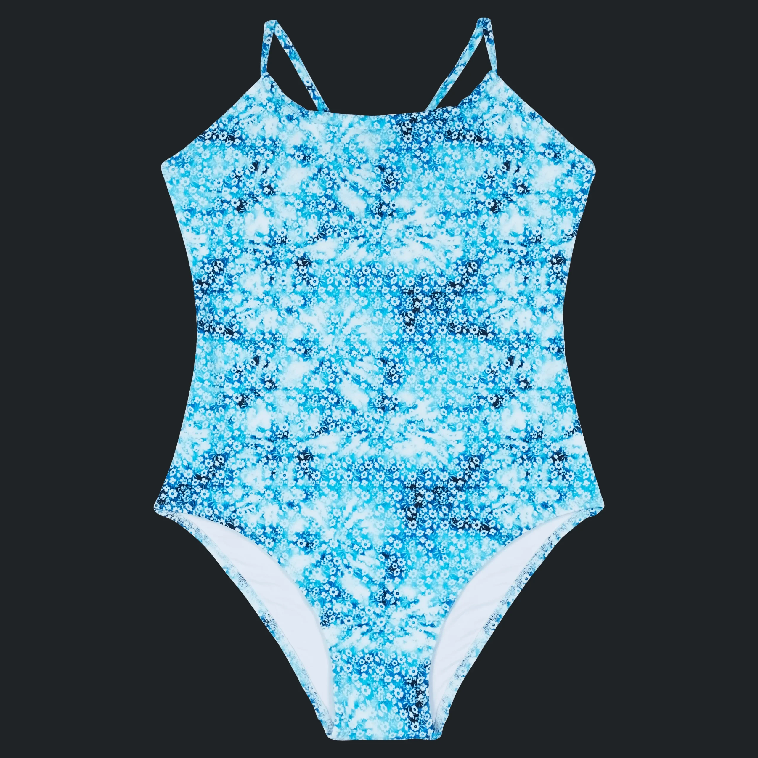 Vilebrequin Girls One-Piece Swimsuit Flowers Tie & Dye*Girls One-Piece