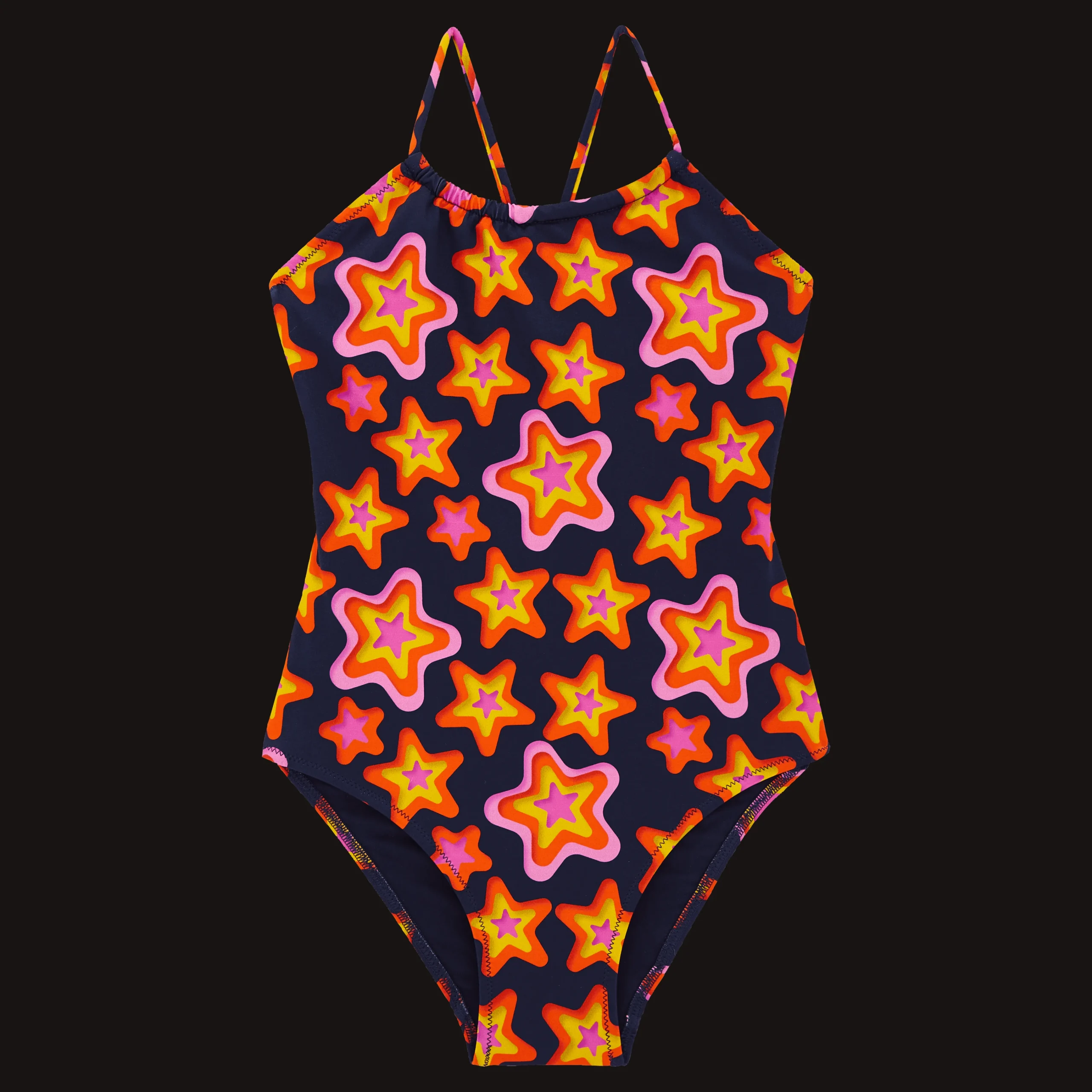 Vilebrequin Girls One-Piece Swimsuit Stars Gift*Girls One-Piece