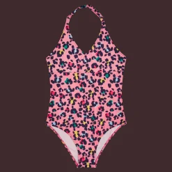 Vilebrequin Girls One-Piece Swimsuit Turtles Leopard*Girls One-Piece