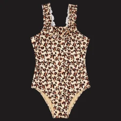 Vilebrequin Girls One-Piece Swimsuit Turtles Leopard*Girls One-Piece