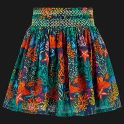Vilebrequin Girls Skirt Fonds Marins Multicolores*Girls Skirts