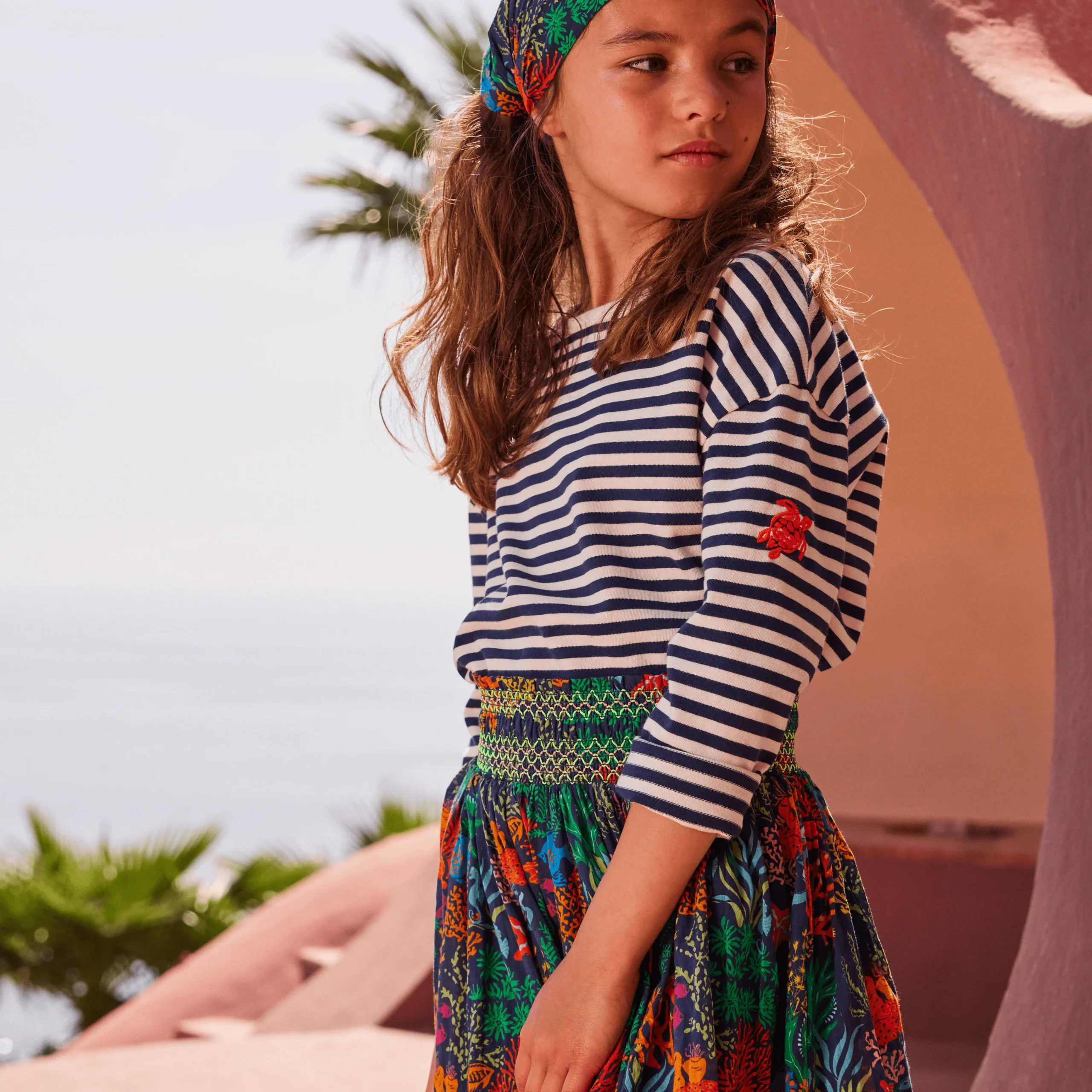 Vilebrequin Girls Skirt Fonds Marins Multicolores*Girls Skirts