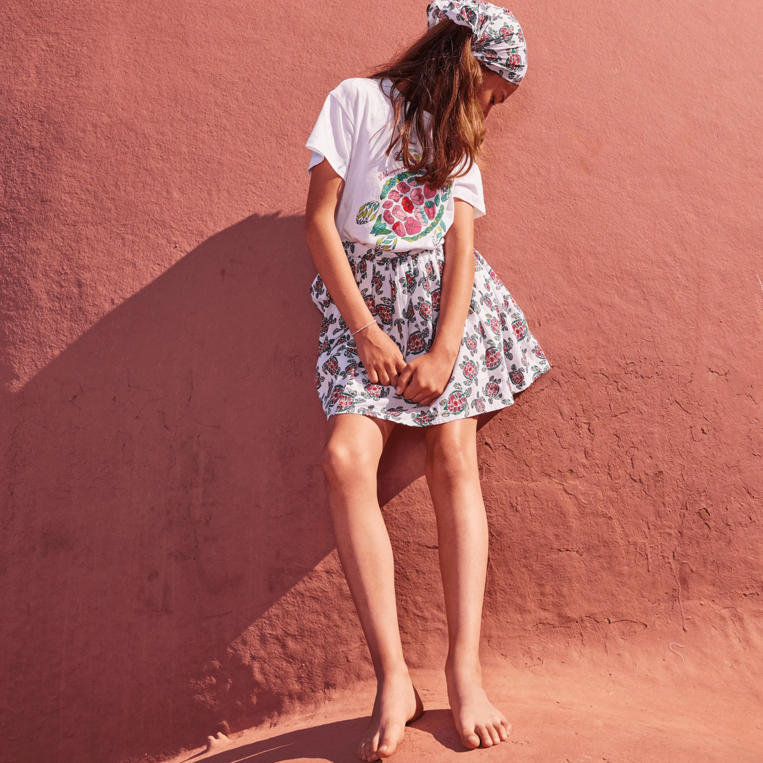 Vilebrequin Girls Skirt Provencal Turtle*Girls Skirts