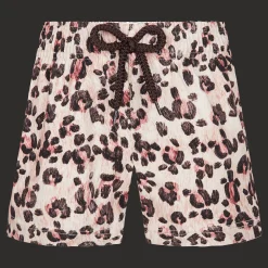 Vilebrequin Girls Swim Trunks Turtles Leopard*Girls Shorties