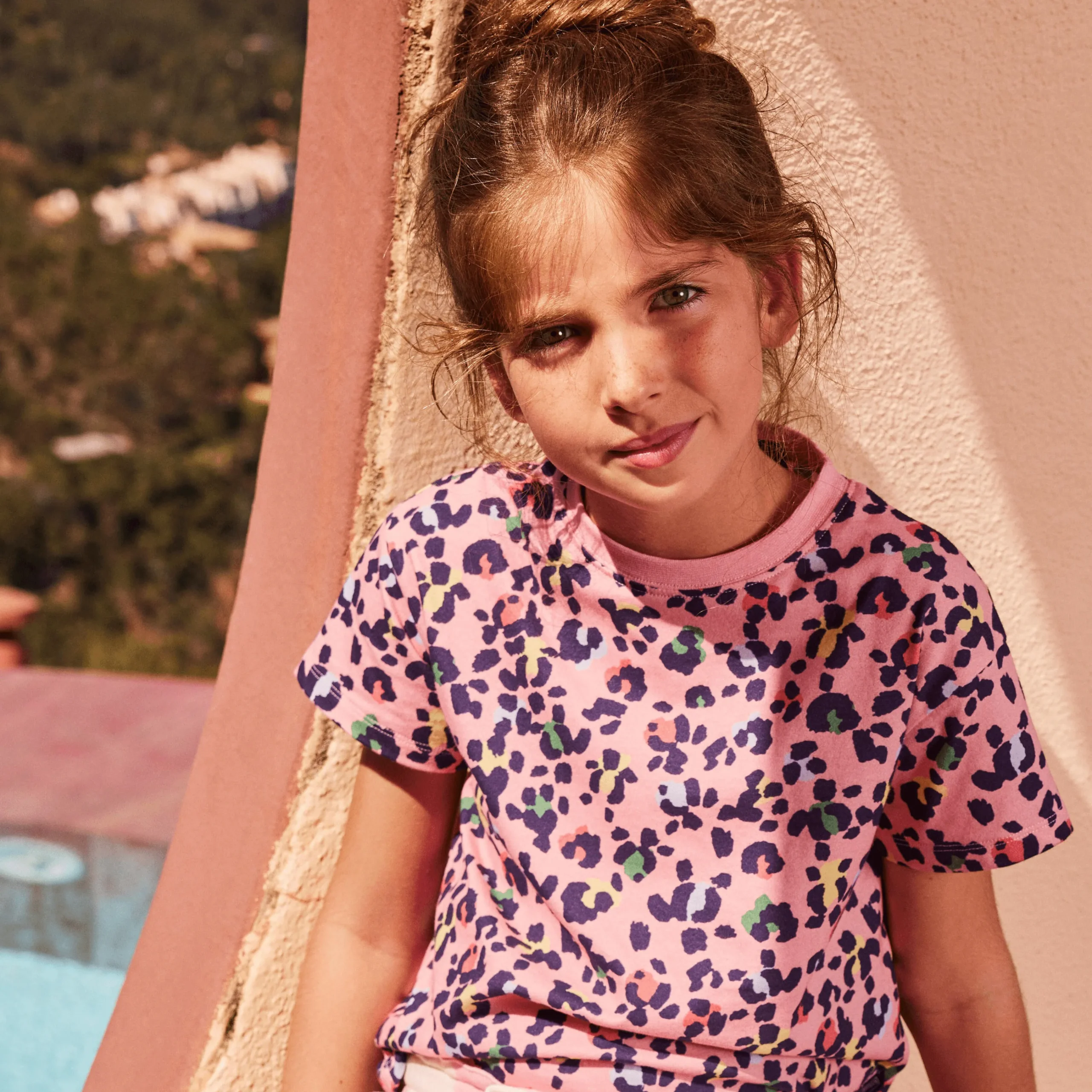 Vilebrequin Girls T-Shirt Turtles Leopard*Girls T-Shirts