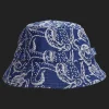 Vilebrequin Kids Cotton Bucket Hat Macro Octopussy*Girls Hats