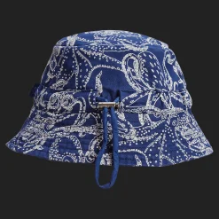 Vilebrequin Kids Cotton Bucket Hat Macro Octopussy*Girls Hats