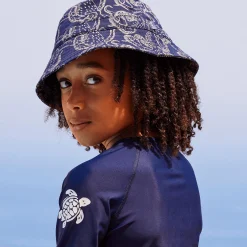 Vilebrequin Kids Cotton Bucket Hat Macro Octopussy*Girls Hats
