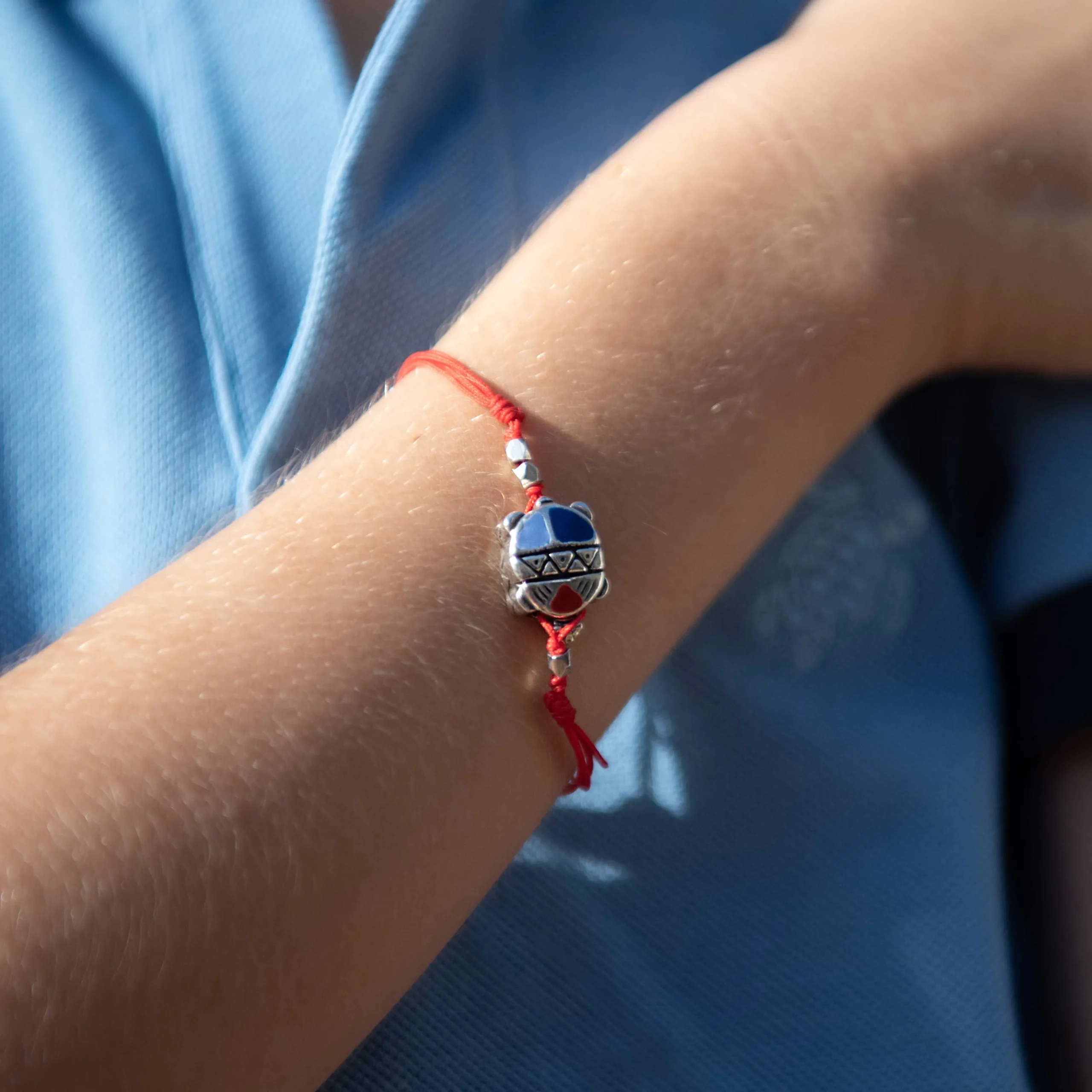 Vilebrequin Kids String Enameled Turtle Bracelet - X Gas Bijoux*Girls Jewelry