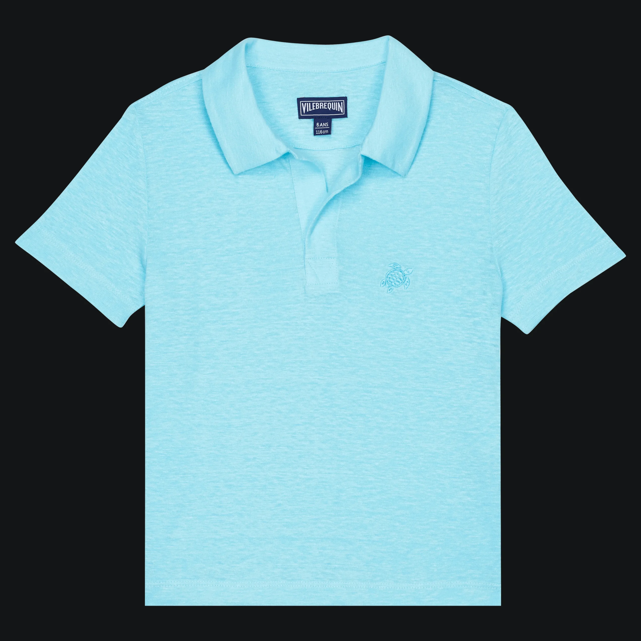 Vilebrequin Linen Boys Polo Shirt Solid*Boys Polos