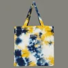 Vilebrequin Linen Tie & Dye Unisex Tote Bag*Men Beach Bag & Pouches